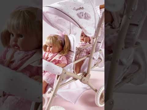Handcrafted Baby Doll Brunette Alex with Baby by Nines d&