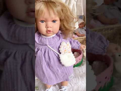 Handcrafted Little DouDou Susi Baby Doll (3940) by Nines D&